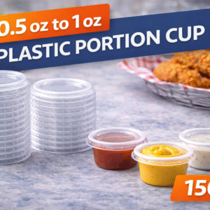 0.5 oz to 1 oz Plastic Portion Cup Lid
