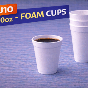 10J10- 10oz - Foam Cups by Patel Sales Online