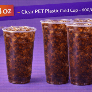 24 oz Clear PET Plastic Cold Cup - 600/Case by Patel Sales