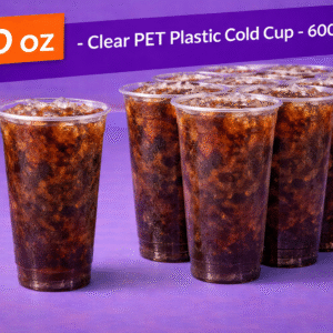 20 oz Clear PET Plastic Cold Cup - 600/Case by Patel Sales