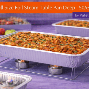 Full Size Foil Steam Table Pan Deep 50/cs by Patel Sales