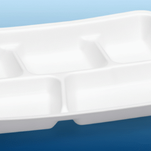 5 Compartment Foam Trays 500/cs