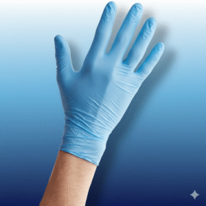 Nitrile Blue L 4mil Powder Free Gloves