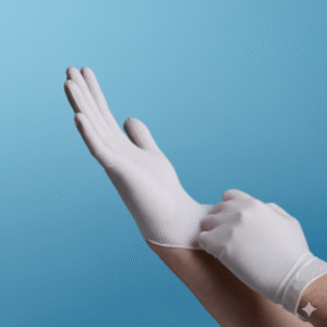 Large Latex Powder Free Exam Gloves