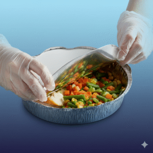 9" Round Foil-Laminated Board Lids 500/cs