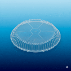 7" Round Plastic Dome Lids 500/cs