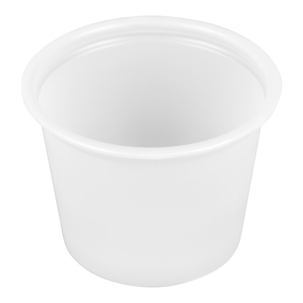 Solo P100N 1 oz Translucent Polystyrene Plastic Portion Cups - 2,500/Case